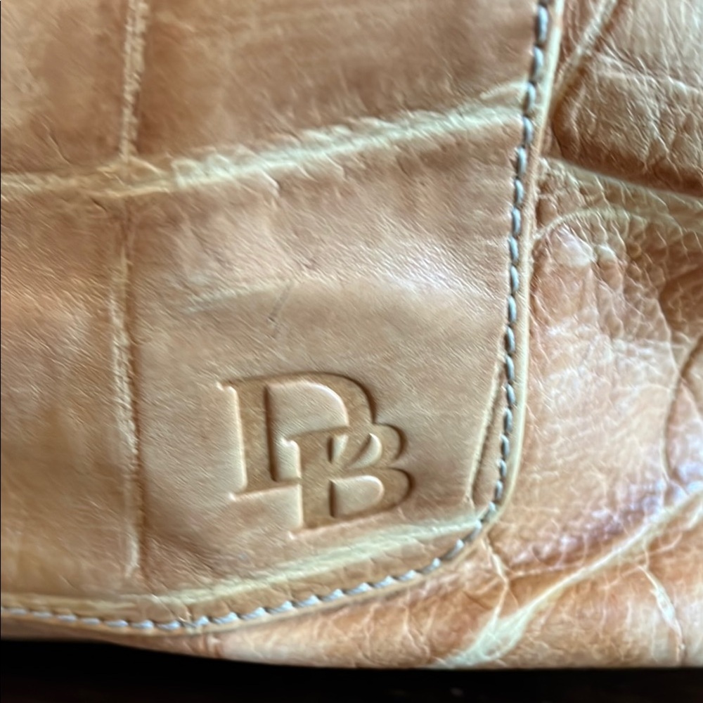 Dooney & Bourke  Tan Leather Shoulder Bag - Picture 5 of 11